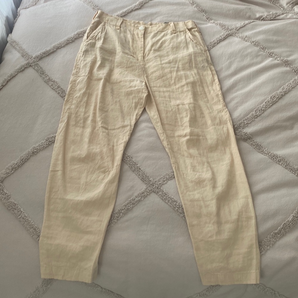 Rag and Bone Linen Blend Ankle Pants